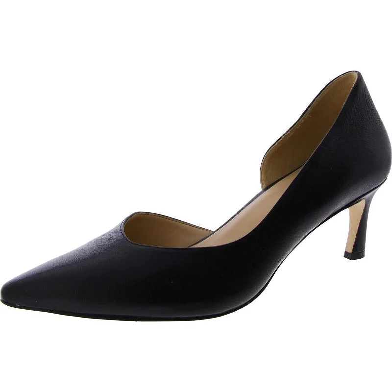 Best Deals Of The Season 27 Edit Womens Faith Leather Pumps D'Orsay Heels