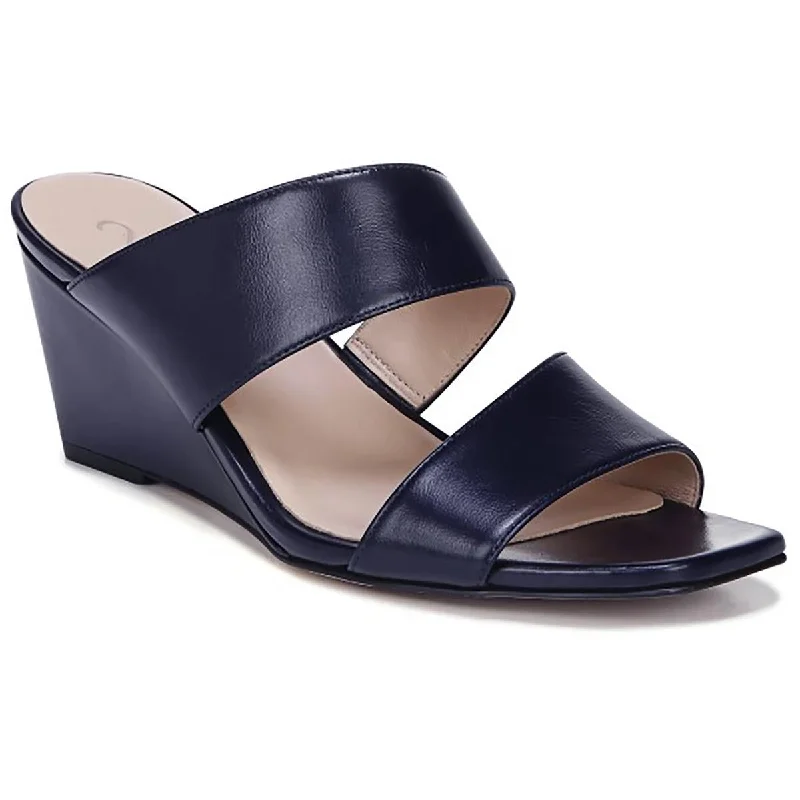 Clearance Event 27 Edit Womens Vennice Leather Slide Wedge Sandals