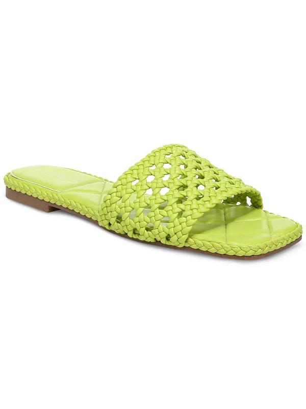 Limited Time Offer Akira Womens Woven Flat Slide Sandals