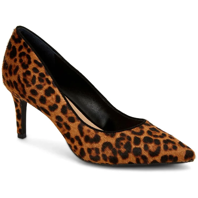 Fashion-Forward Women's Shoes Alfani Womens Jeules Leather Animal Print Pumps