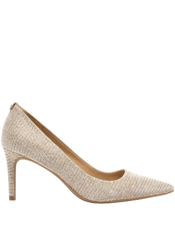 New In This Season Alina Flex Pumps Sandal In Pale Gold