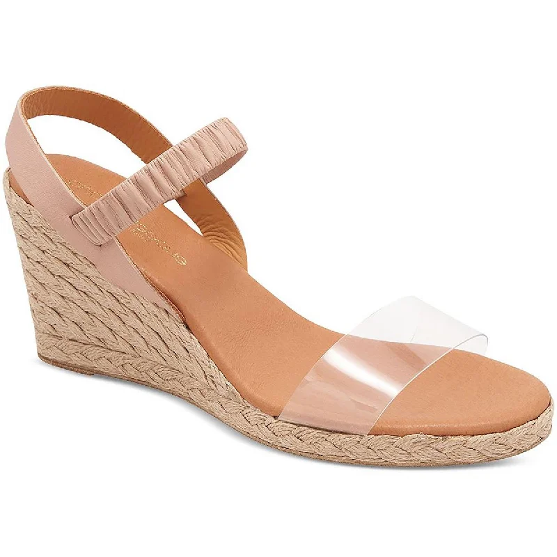 Top Deals André Assous Womens Alberta Leather Ankle Wedge Heels