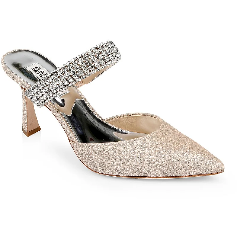 Refined Fashion Sale Badgley Mischka Womens Sadiya Glitter Rhinestone Pumps