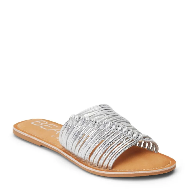 Fashion Forward Baxter Sandal In Silver