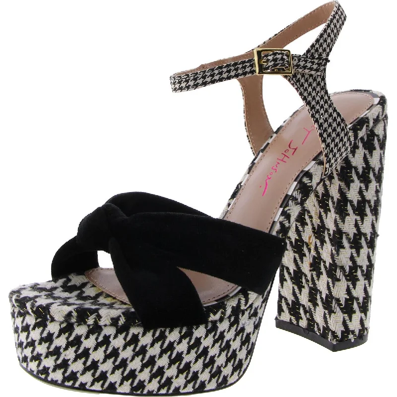 Limited Styles Betsey Johnson Womens Melani Platform Block Heel Platform Heels