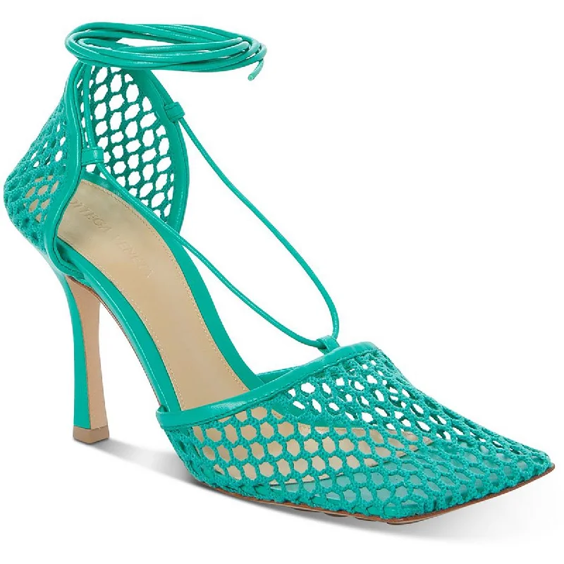 Trend Alert Bottega Veneta Womens Leather Caged Heels