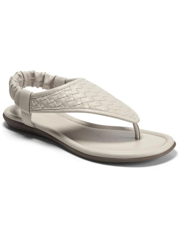 Comfortable Breathable Running Shoes Chester Womens Woven Slip On Flip-Flops