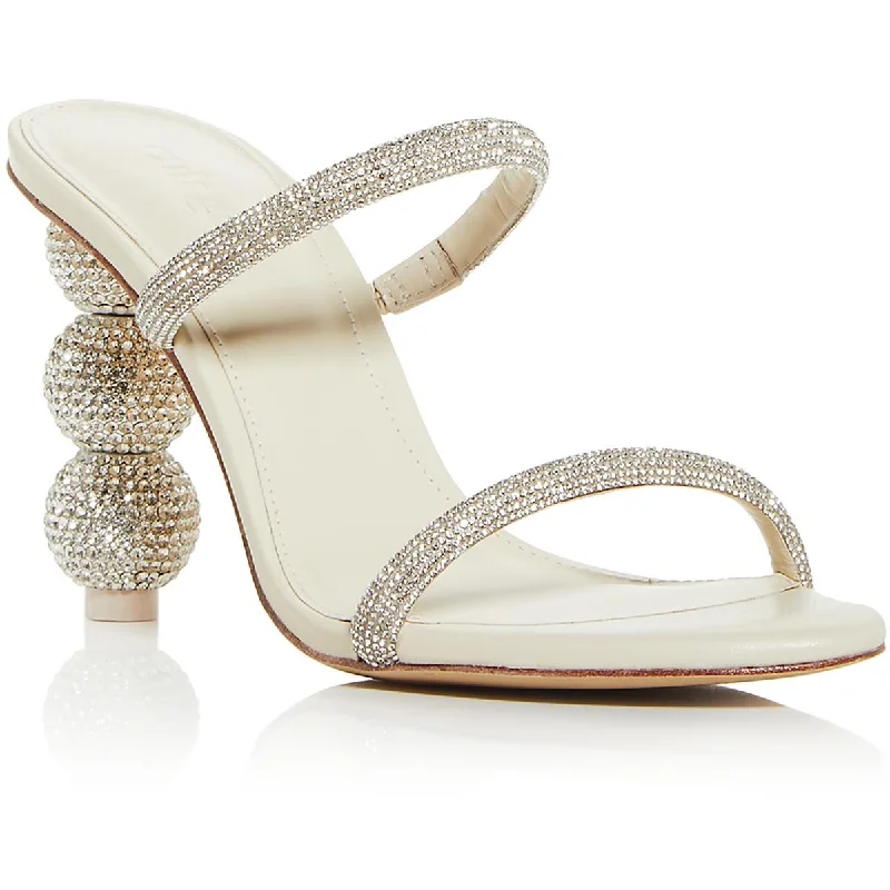 Spring Offer Cult Gaia Womens Leather Rhinestone Slide