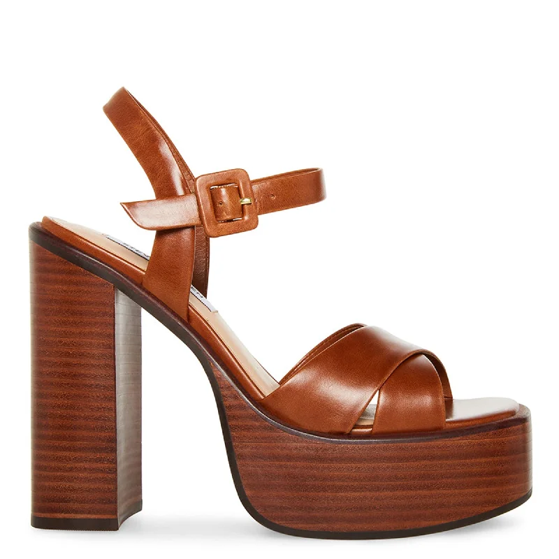 Flirty Fashion Discounts DAYANA BROWN LEATHER