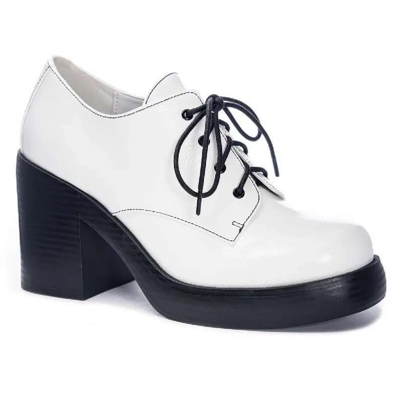 Exclusive Designer Style Deals Dirty Laundry Womens Faux Leather Oxford Platform Heels