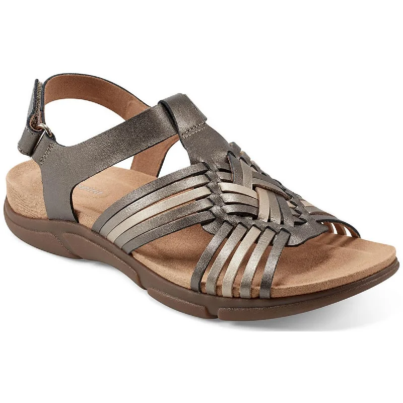 Street-Ready Casual Shoes Easy Spirit Womens Mave Leather Strappy Slingback Sandals