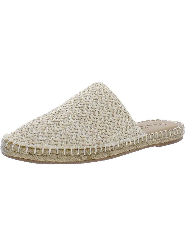 Comfortable Dressy Flats Offers Jaycee Womens Woven Slip On Mule Sandals