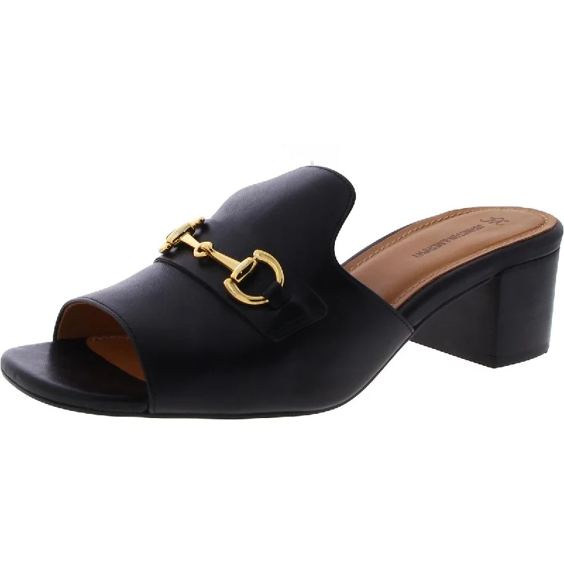 Timeless Style Promotions Johnston & Murphy Womens Leather Slip On Mules