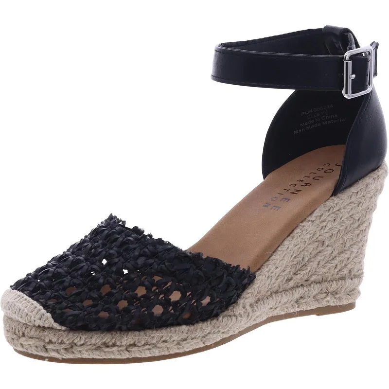 Trendy Casual Shoes Offer Journee Collection Womens Espadrille Ankle Strap Wedge Heels