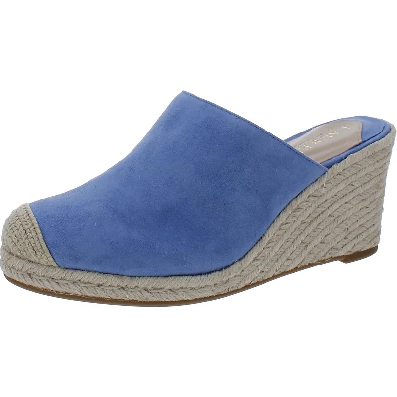 Exclusive Designer Shoes Sale Lauren Ralph Lauren Womens Pennie Suede Slip-On Wedge Sandals