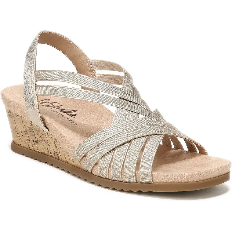 Sophisticated Style Offers LifeStride Womens Stellar Strappy Cork Wedge Sandals