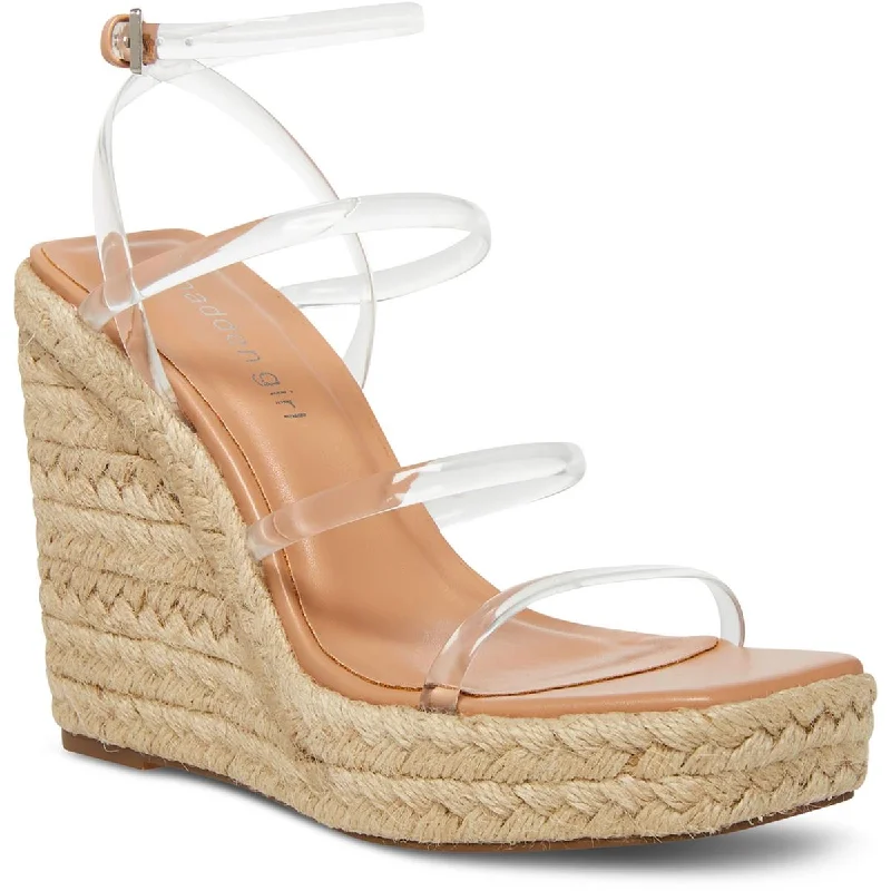 Comfortable Dressy Flats Offers Madden Girl Womens Hillarie Wedge Strappy Espadrilles