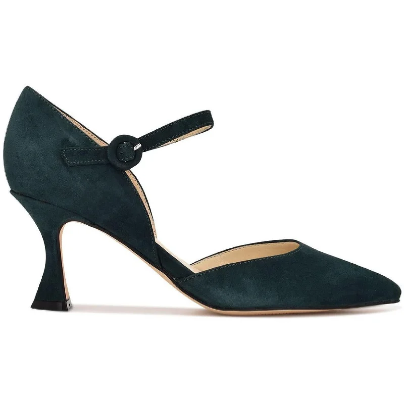 Discover Promotions Nine West Womens Suede Ankle Strap Pumps