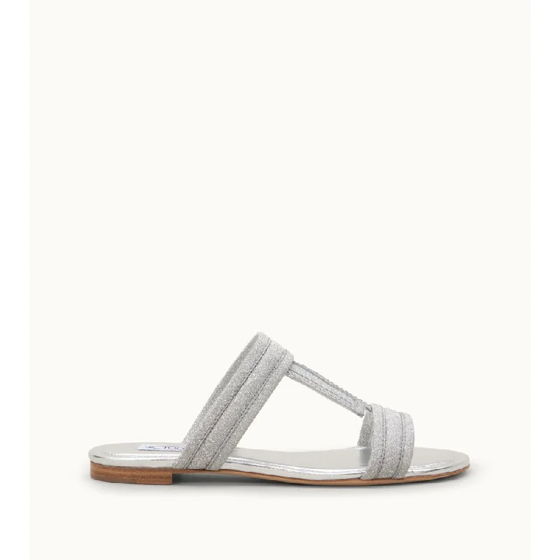 Dive Into Trendy Styles Sandals in Glittery Leather