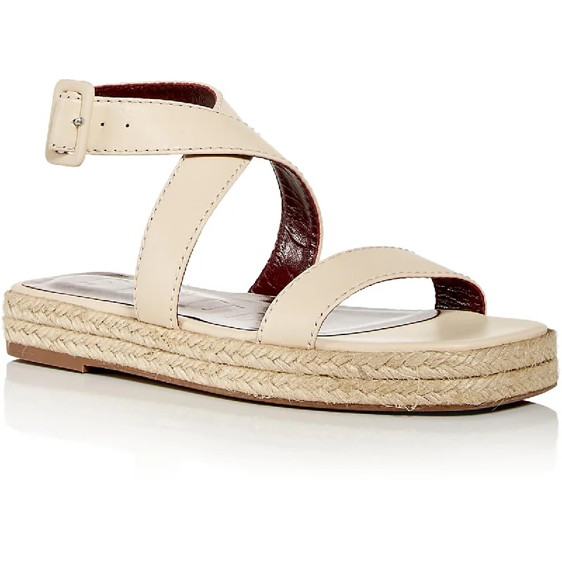 Lightweight Shoes STAUD Womens Lara Leather Espadrille Slingback Sandals