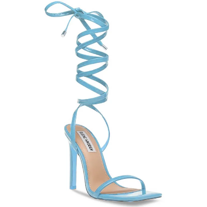 Hot Picks Steve Madden Womens Uplift Strappy Square Toe Heel Sandals