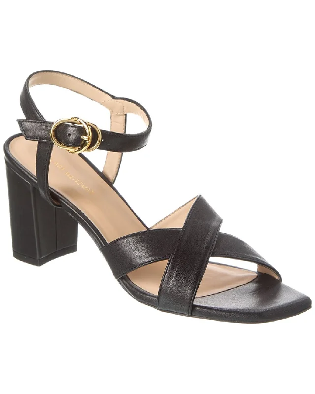 Designer Shoes Clearance Stuart Weitzman Analeigh 75 Leather Sandal