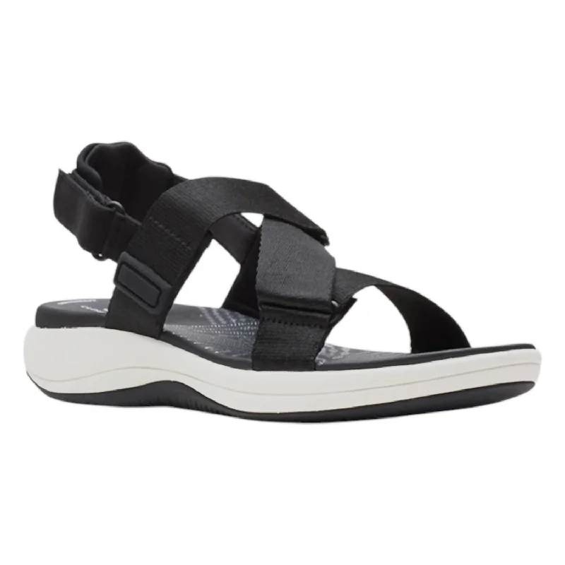 Affordable Trendy Fashion Women's Mira Sun Flat Sandals In Black Textile