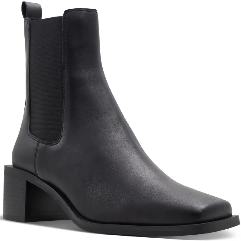 Mega Sales Aldo Womens Foal Leather Square Toe Ankle Boots