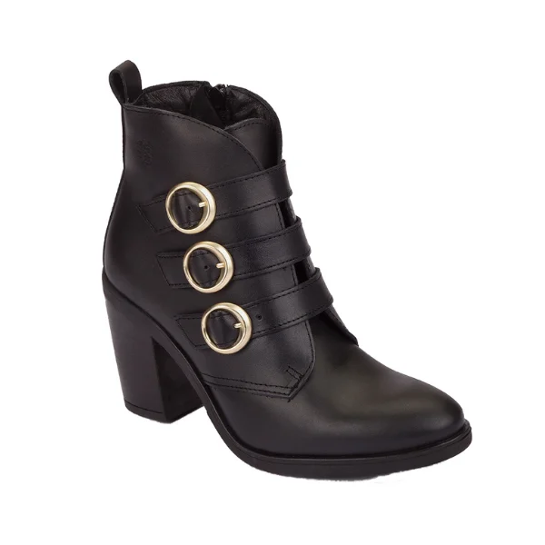 Style Revolution Nassima Women's Tours 005 Black Leather