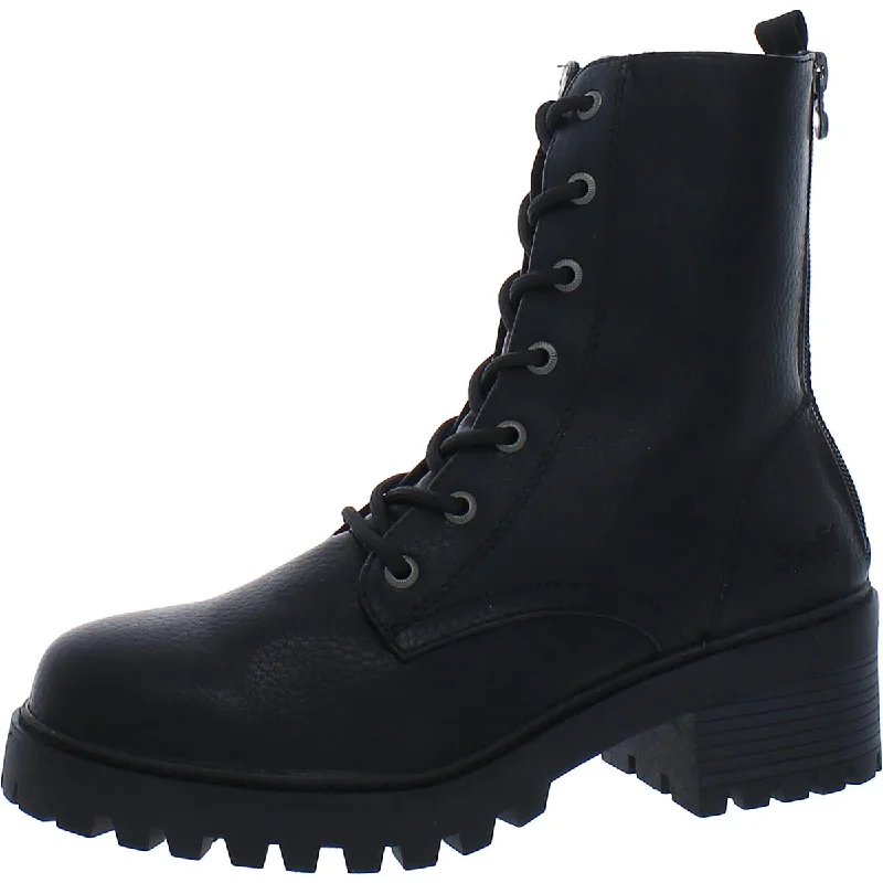 Flash Sale Fever Blowfish Womens Faux Leather Vegan Combat & Lace-up Boots