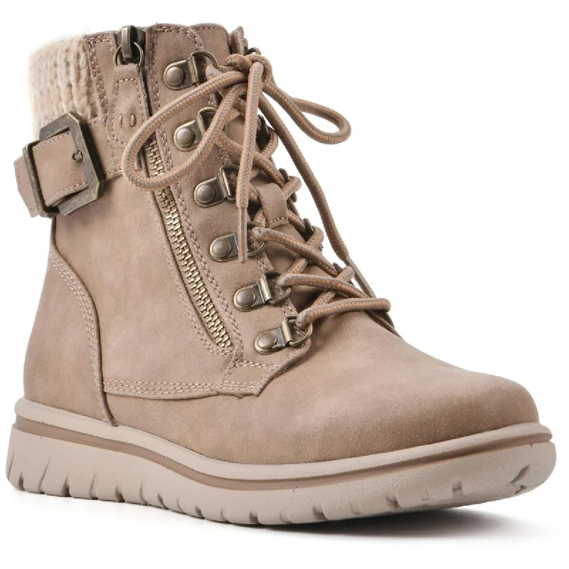 Discover Now Cliffs by White Mountain Womens Hearty Ankle Outdoors Combat & Lace-up Boots