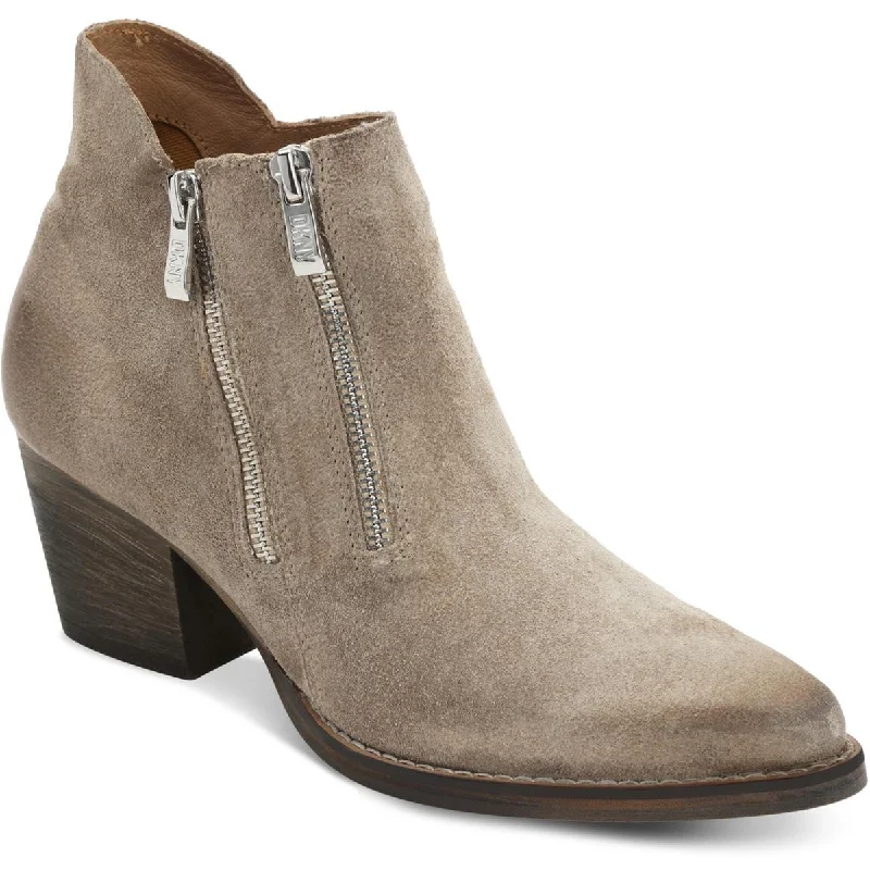 Comfortable Stretchy Shoes DKNY Womens Kieran Pointed Toe Ankle Boots