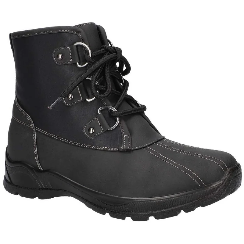 Stupidly Low Prices Easy Dry by Easy Street Womens Arctic Faux Leather Pull On Winter & Snow Boots