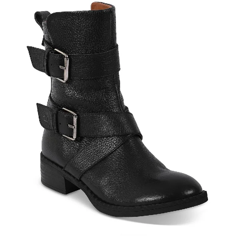 Playful Fashion Offers Gentle Souls by Kenneth Cole Womens Best Double Buckle Combat & Lace-up Boots