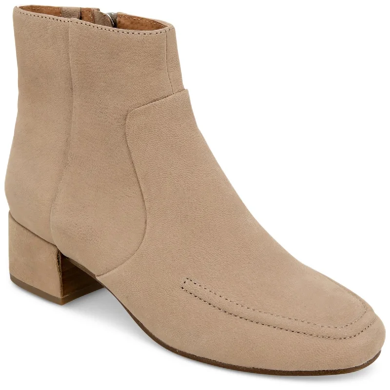 Trend Leading Collection Gentle Souls by Kenneth Cole Womens Ella Apron Bootie Leather Block Heel Booties