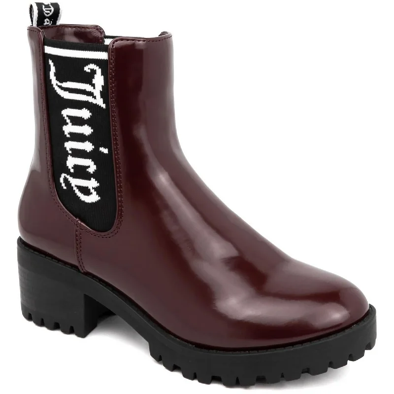 Sophisticated Street Style Offers Juicy Couture Womens One Up Block Heel Lug Sole Mid-Calf Boots