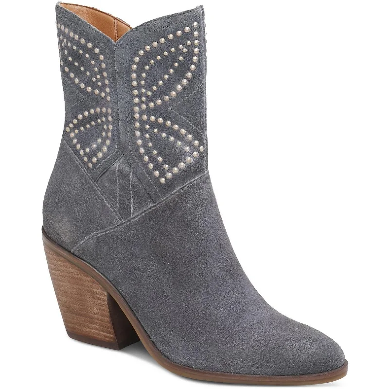 Slip-On Shoes Promotion Lucky Brand Womens Lakelon Suede Cowboy, Western Boots