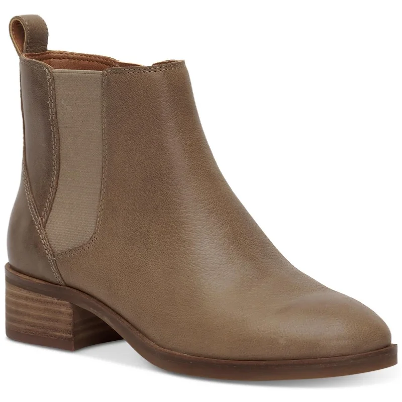 Stylish Women's Footwear Lucky Brand Womens Podina Leather Pull On Chelsea Boots