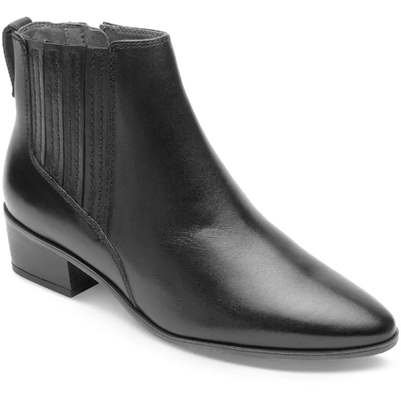 Modern Flat Shoes Offers Rockport Womens Geovana  Leather Chelsea Boots