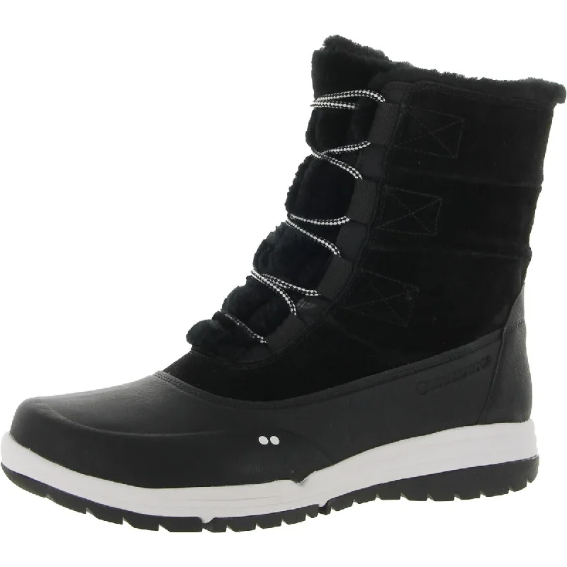 Comfortable Durable Shoes Ryka Womens All Access Leather Lace Up Winter & Snow Boots