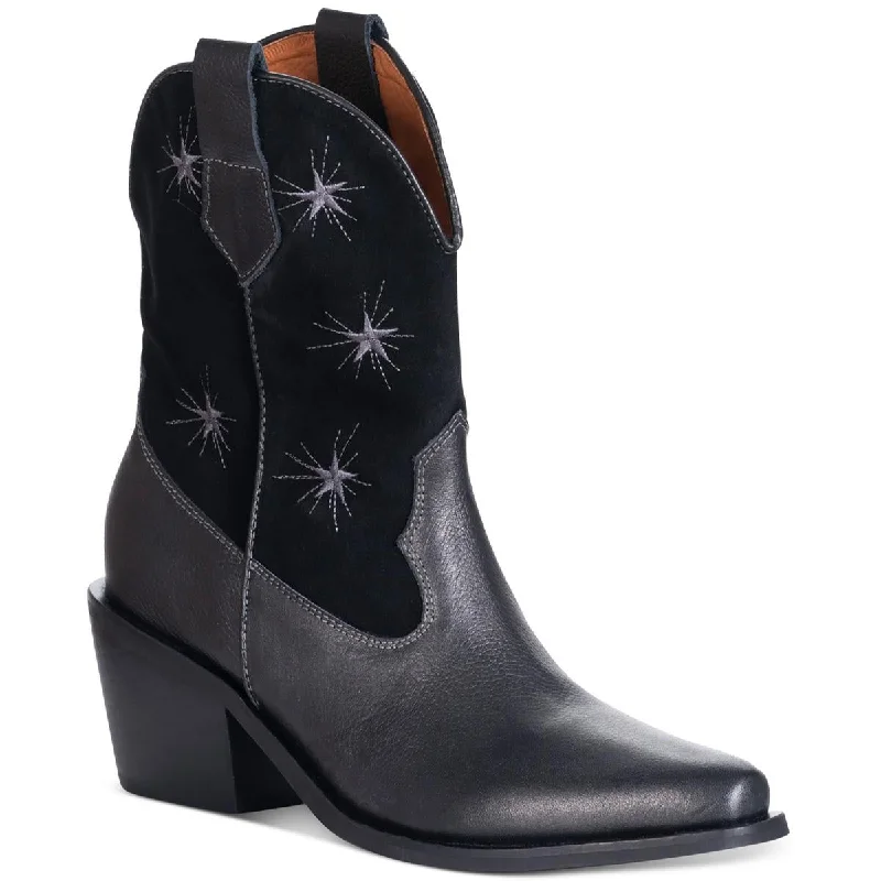 Statement Boots Offers Silvia Cobos Womens Galaxy Stars Leather Pull On Booties