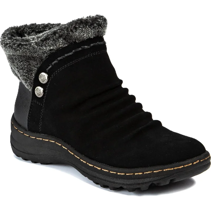 The Latest Trends Alick Womens Faux Fur Cold Weather Winter Boots