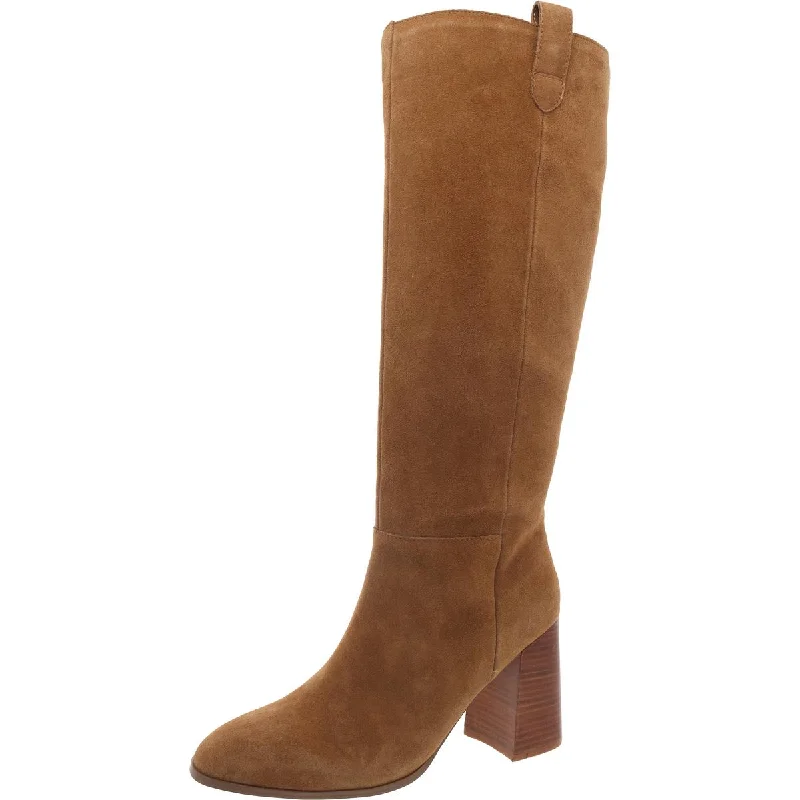 Statement Footwear Discount Autumn Womens Suede Pull On Knee-High Boots