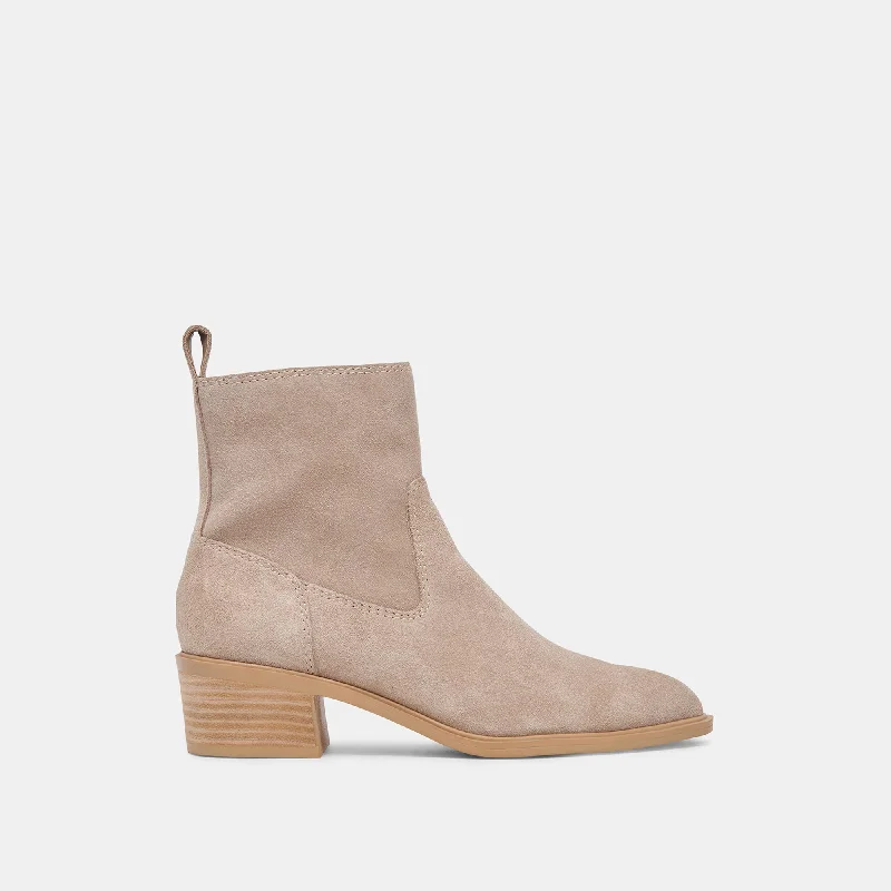 Season Sale BILI H2O BOOTIES TAUPE SUEDE