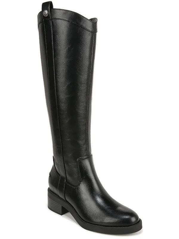 Luxury Fashion Discounts Bridgett Womens Faux Leather Wide Calf Knee-High Boots