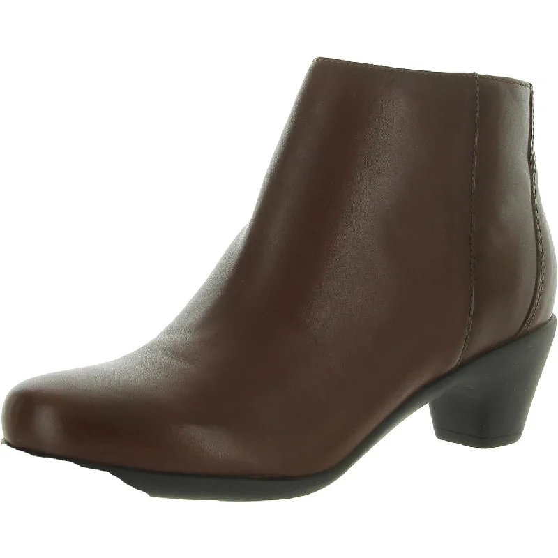 All-Day Comfort Shoes CAMIRA Womens Leather Round toe Booties