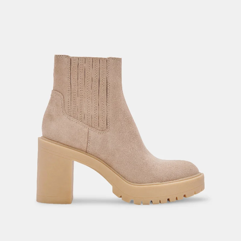 Huge Markdowns CASTER H2O BOOTIES DUNE SUEDE