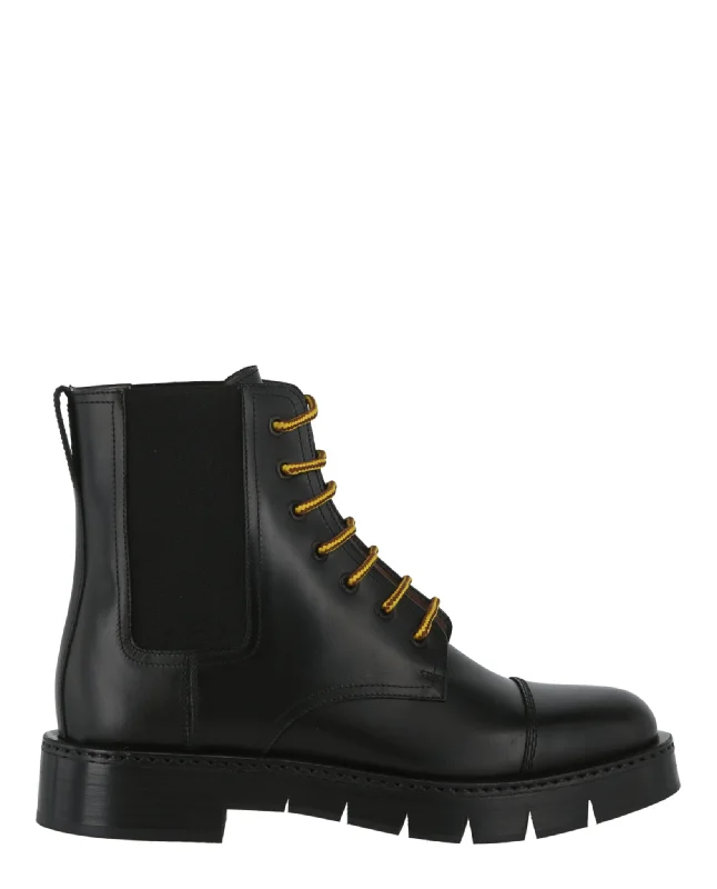 Stylish Shoe Discounts Combat Ankle Boots