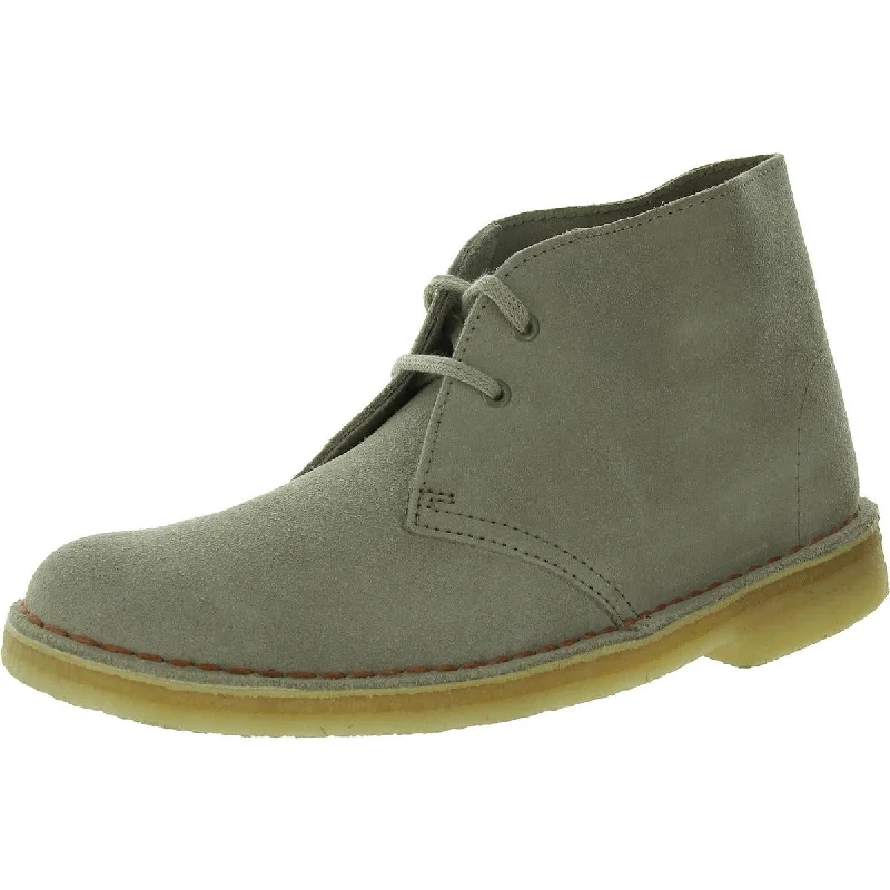 Chic And Edgy Desert Boot Womens Suede Lace-Up Chukka Boots