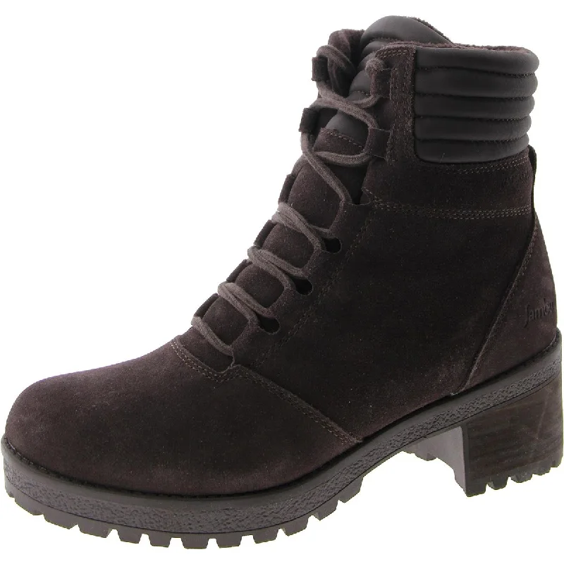 Seasonal Fashion DOUGLAS Womens Round toe Lace up Combat & Lace-Up Boots